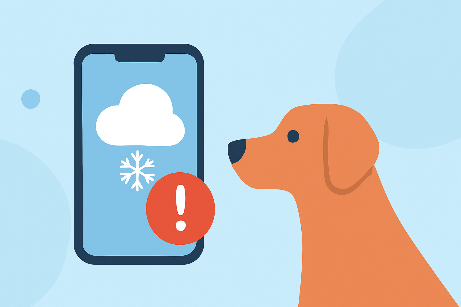 Quick Snow Start Notifications for Pet Owners