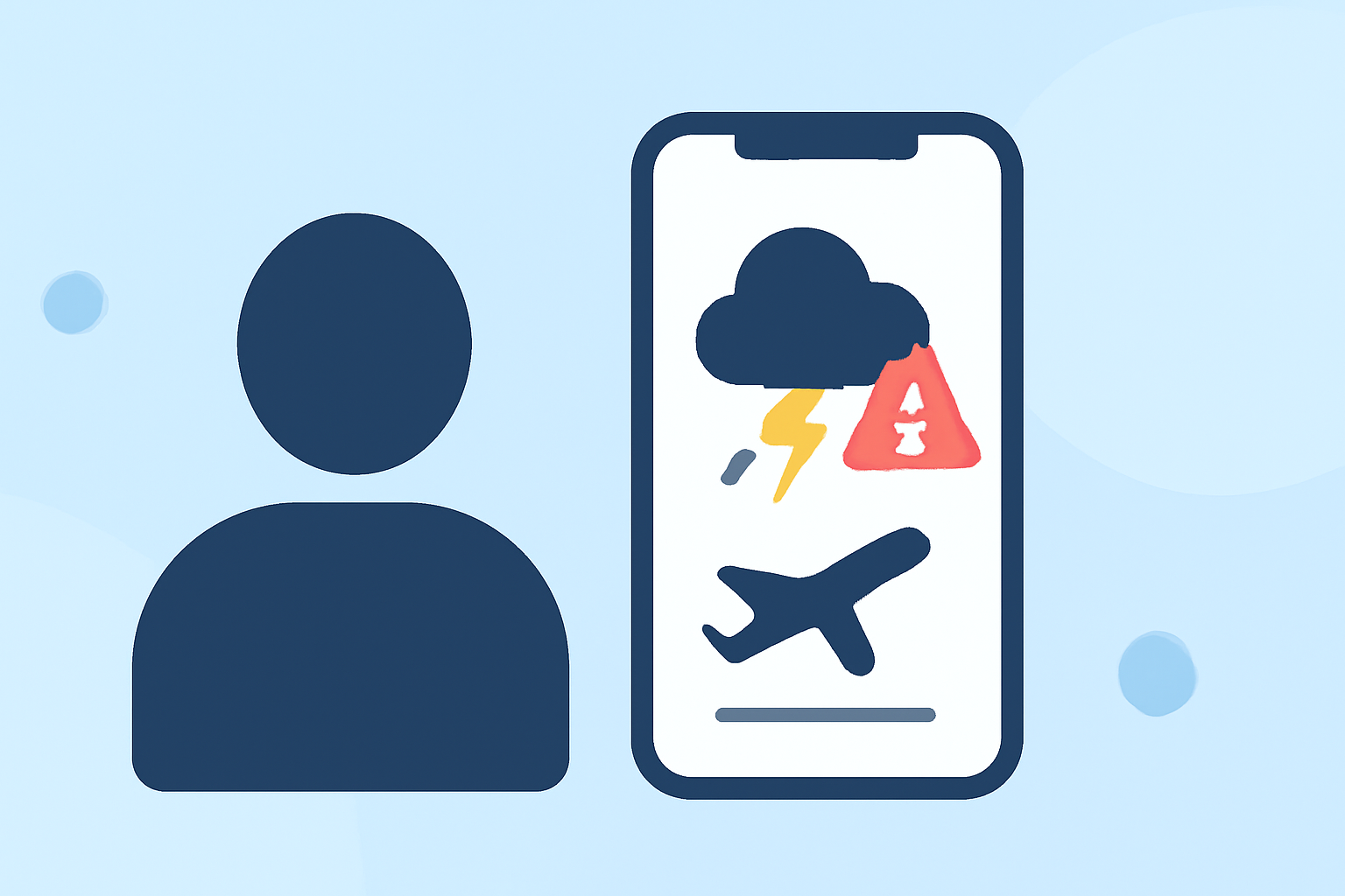 Navigating Quick Thunderstorms and Travel Delays on Your iPhone
