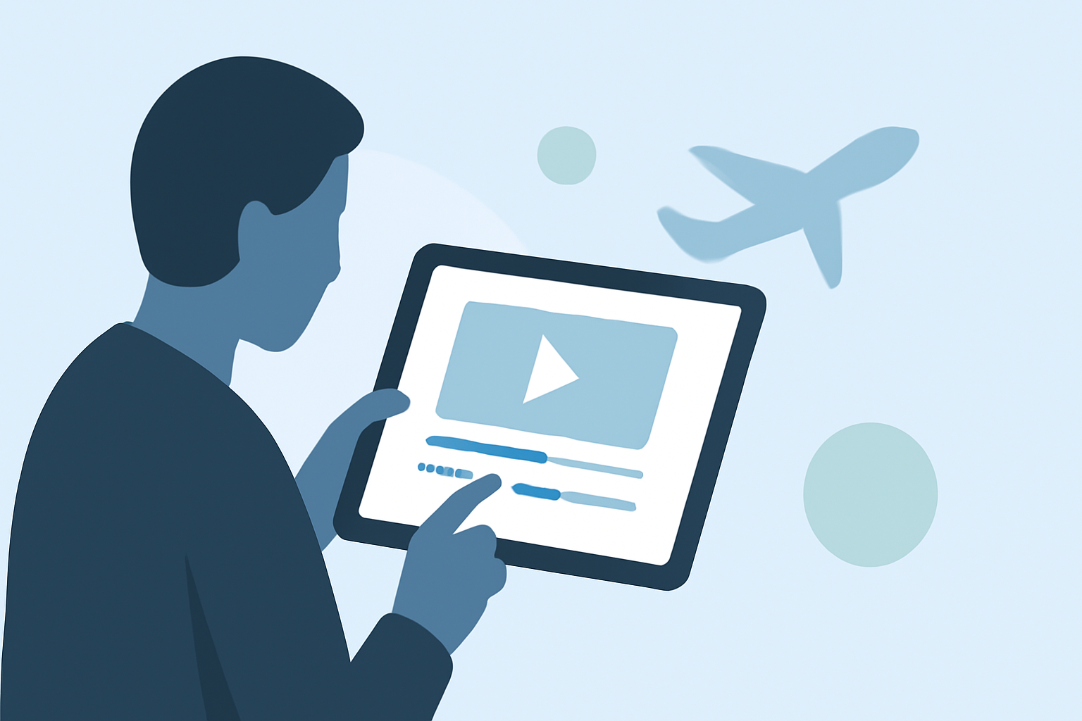 Quick Airport Ambience Video Edits on iPad