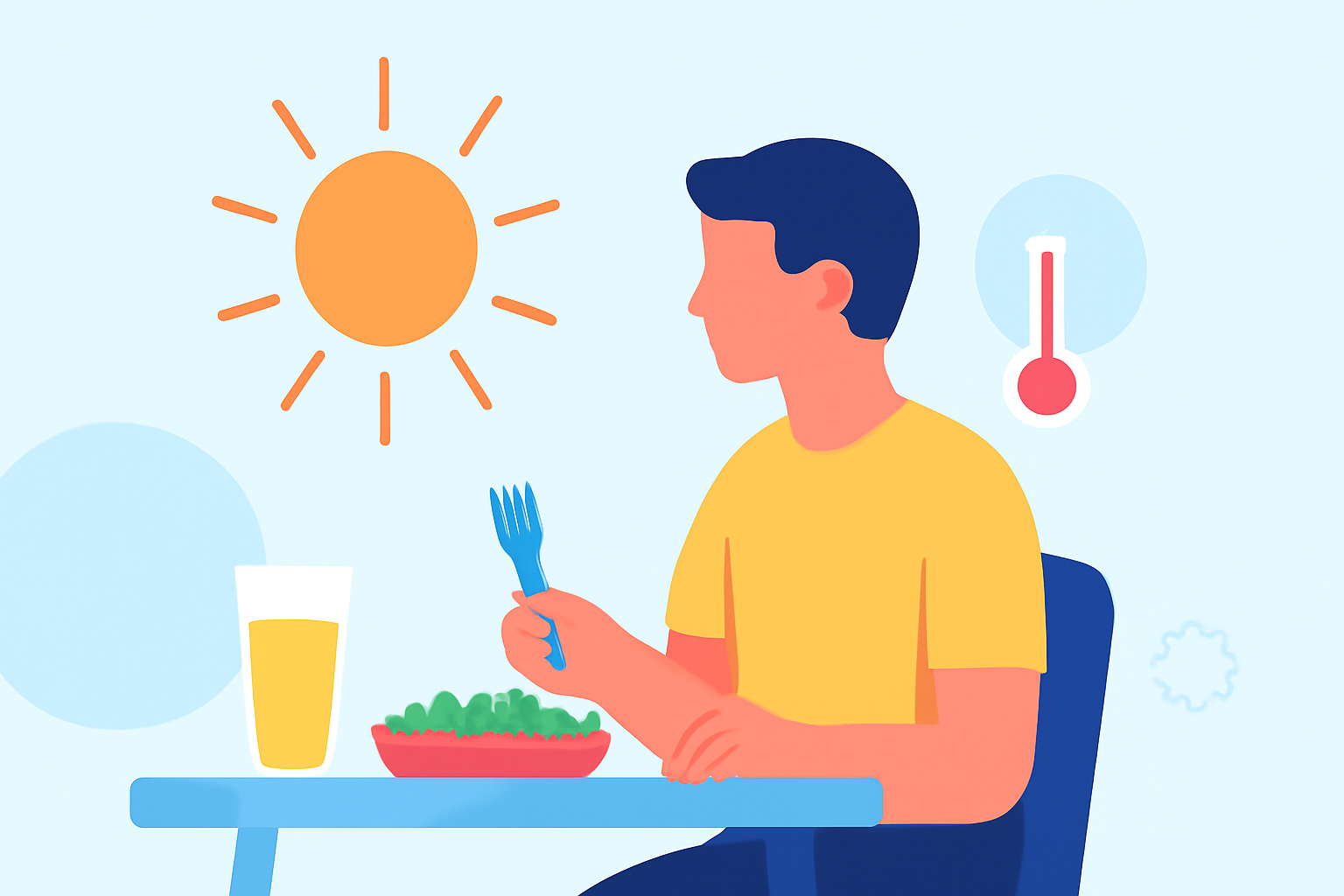 How to Safely Enjoy an Outdoor Lunch During a Heat Wave