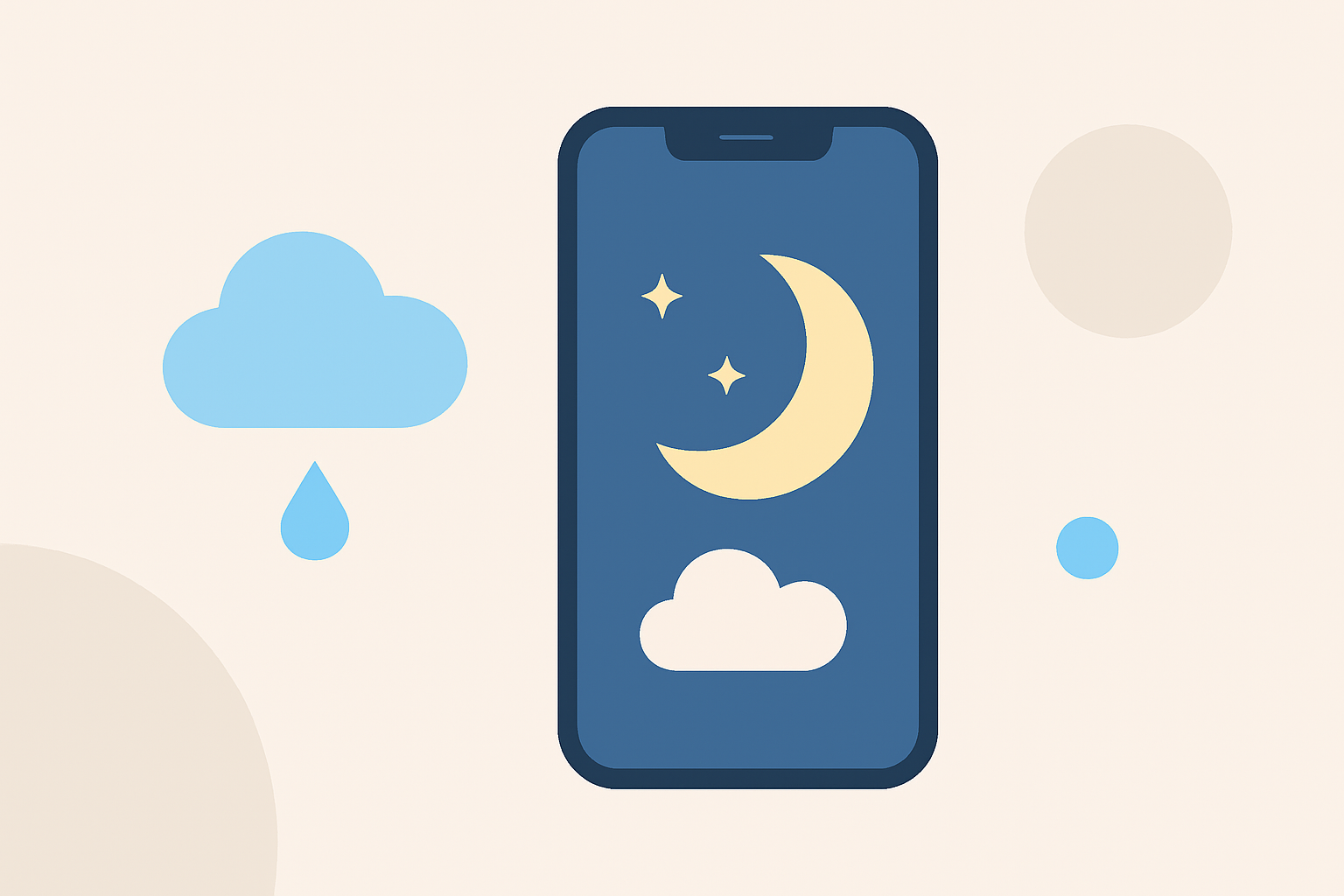 Quick Weather for Outdoor Stargazing on iPhone