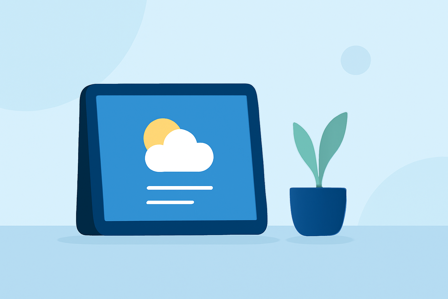 Enhancing Your Evening Routine with Smart Displays for Weather Updates