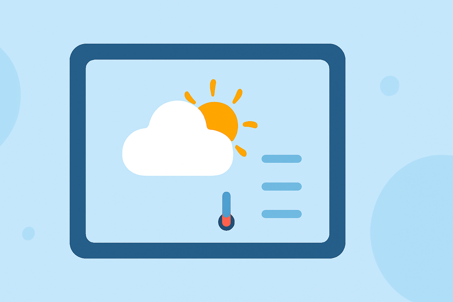 Weather Widget Basics Cheat Sheet for Non-Technical Users