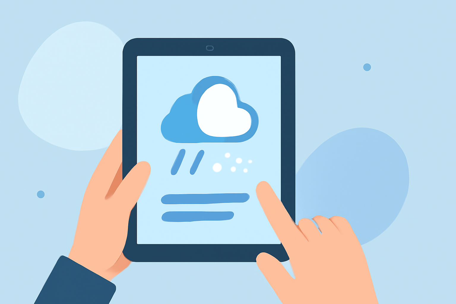 Understanding Mixed Precipitation Forecasts on Your Tablet