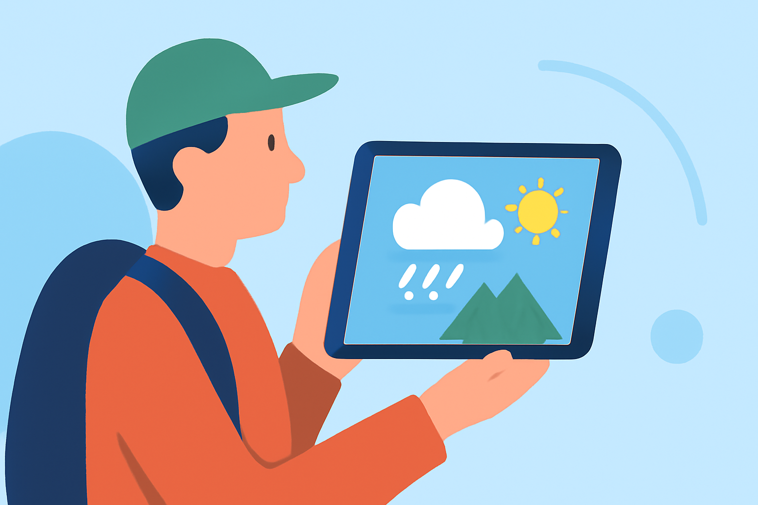 How to Use Your iPad for Outdoor Hiking Weather Planning