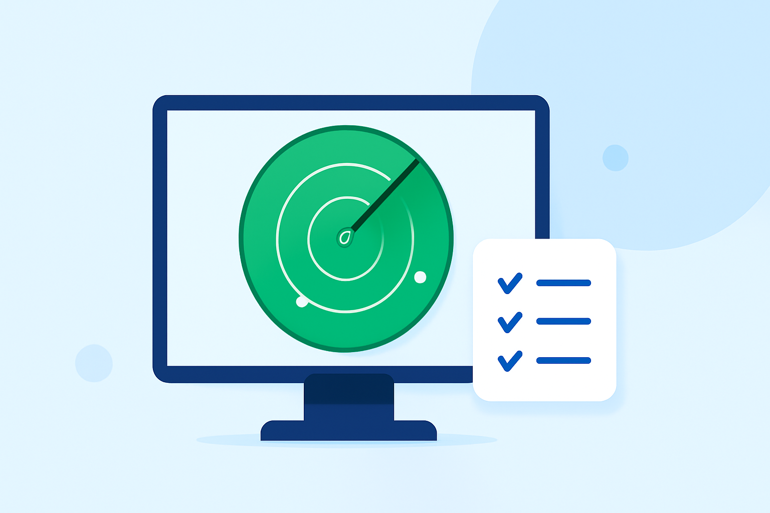 Radar Product Types Checklist from Scratch