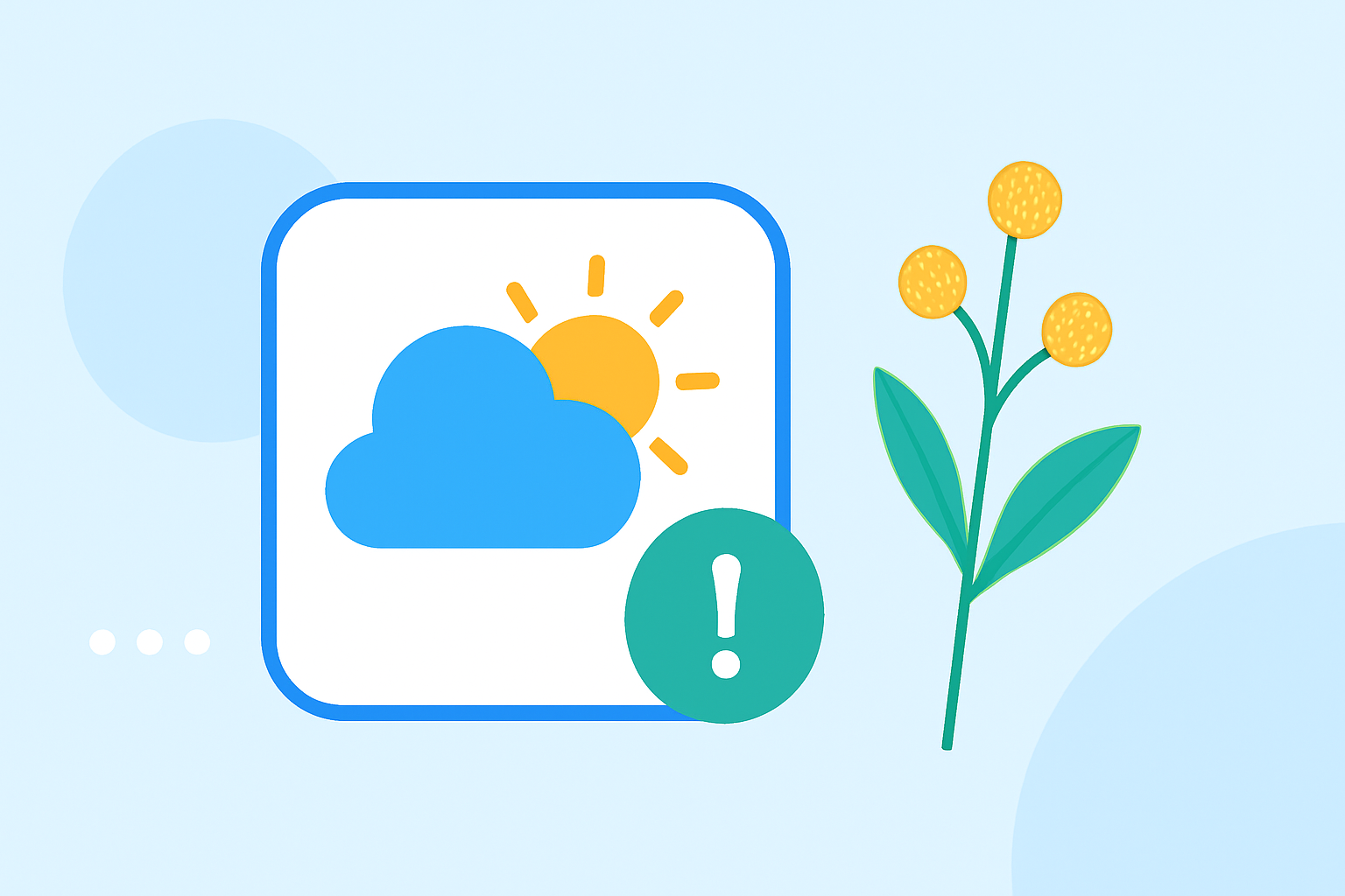 Weather Alert Customization Guide During Pollen Season