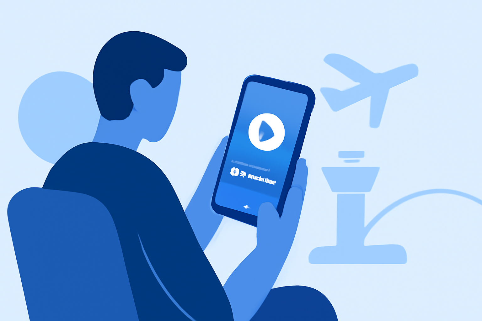 Airport Lounge Video Edits for Beginners: Using Only Your Phone