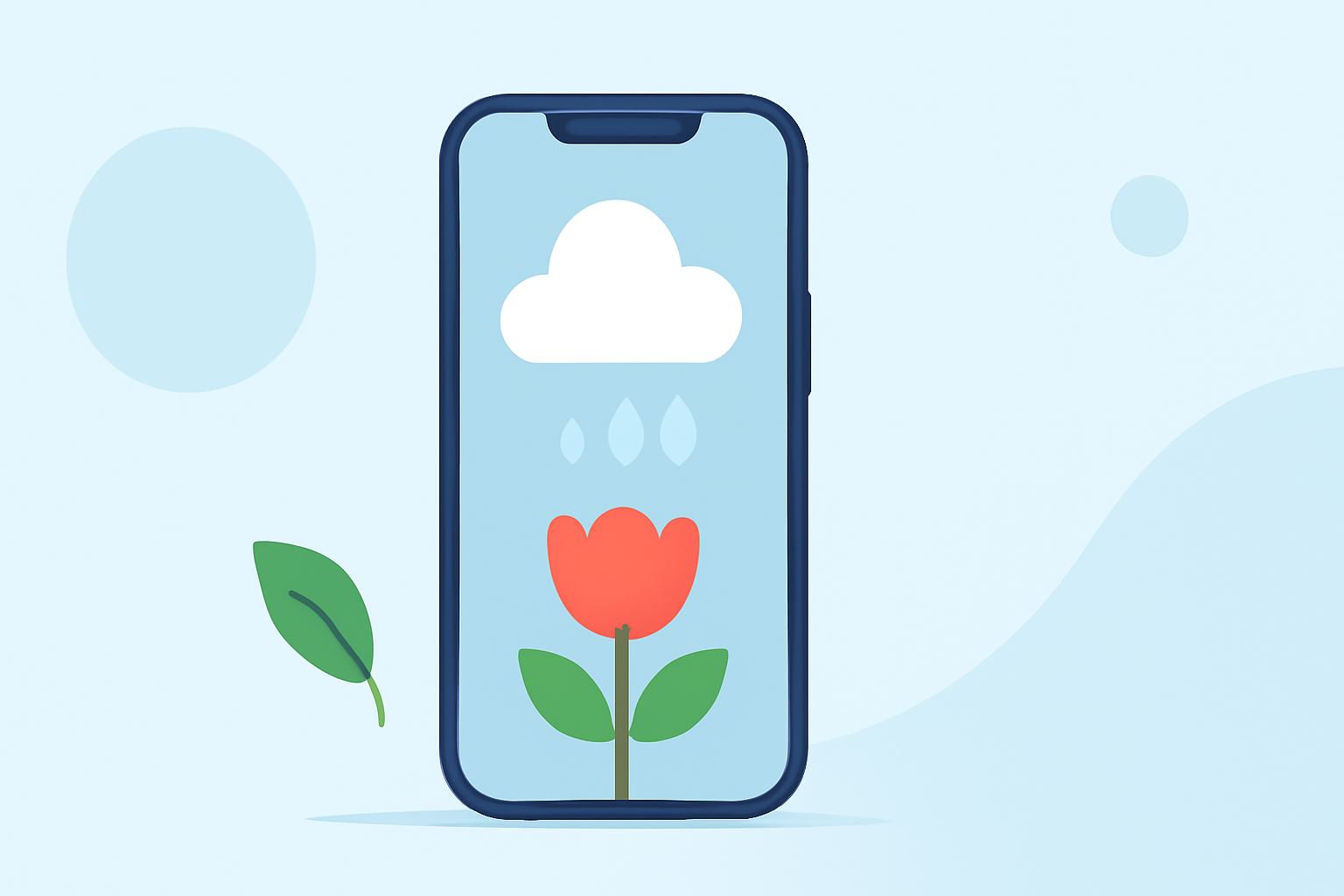 Weather for Flower Growing Explained on iPhone