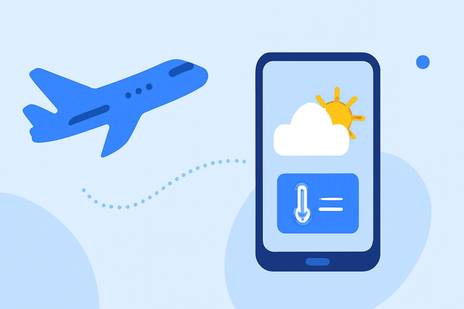 Quick Destination Weather Planning for Domestic Flights