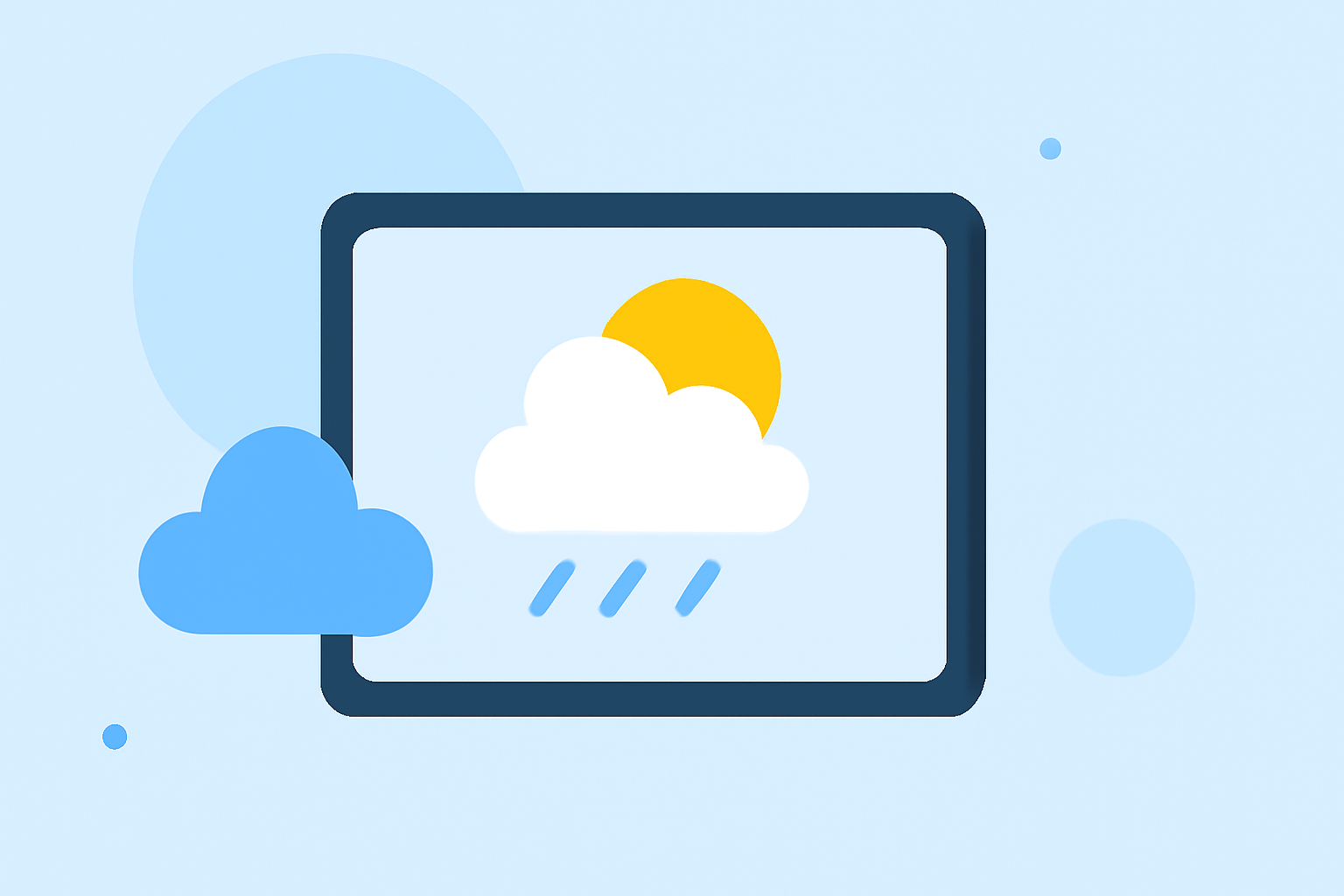 Weather-Aware Electronics Tutorial on iPad