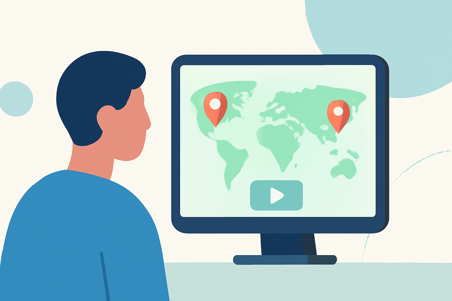 Using Travel Map Overlays in Short-Form Videos