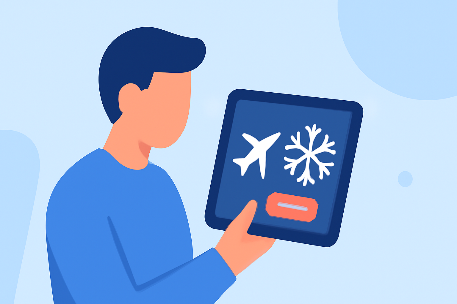Managing Snow-Related Flight Delays on Your iPad