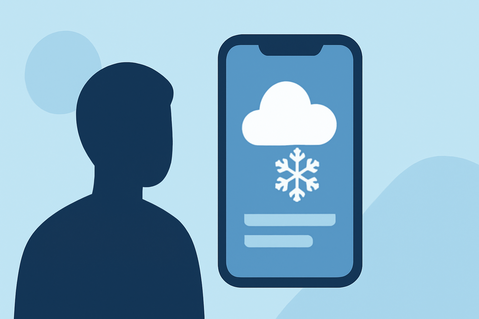 Weather App Onboarding Basics During Winter Storms