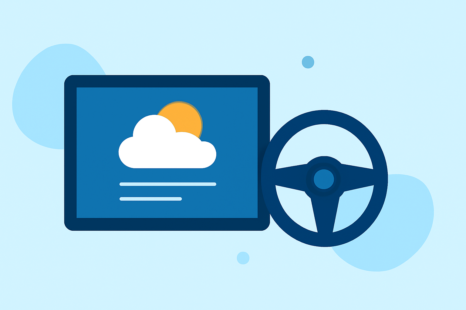 Getting Started with Monthly Weather Forecasts in Your Car