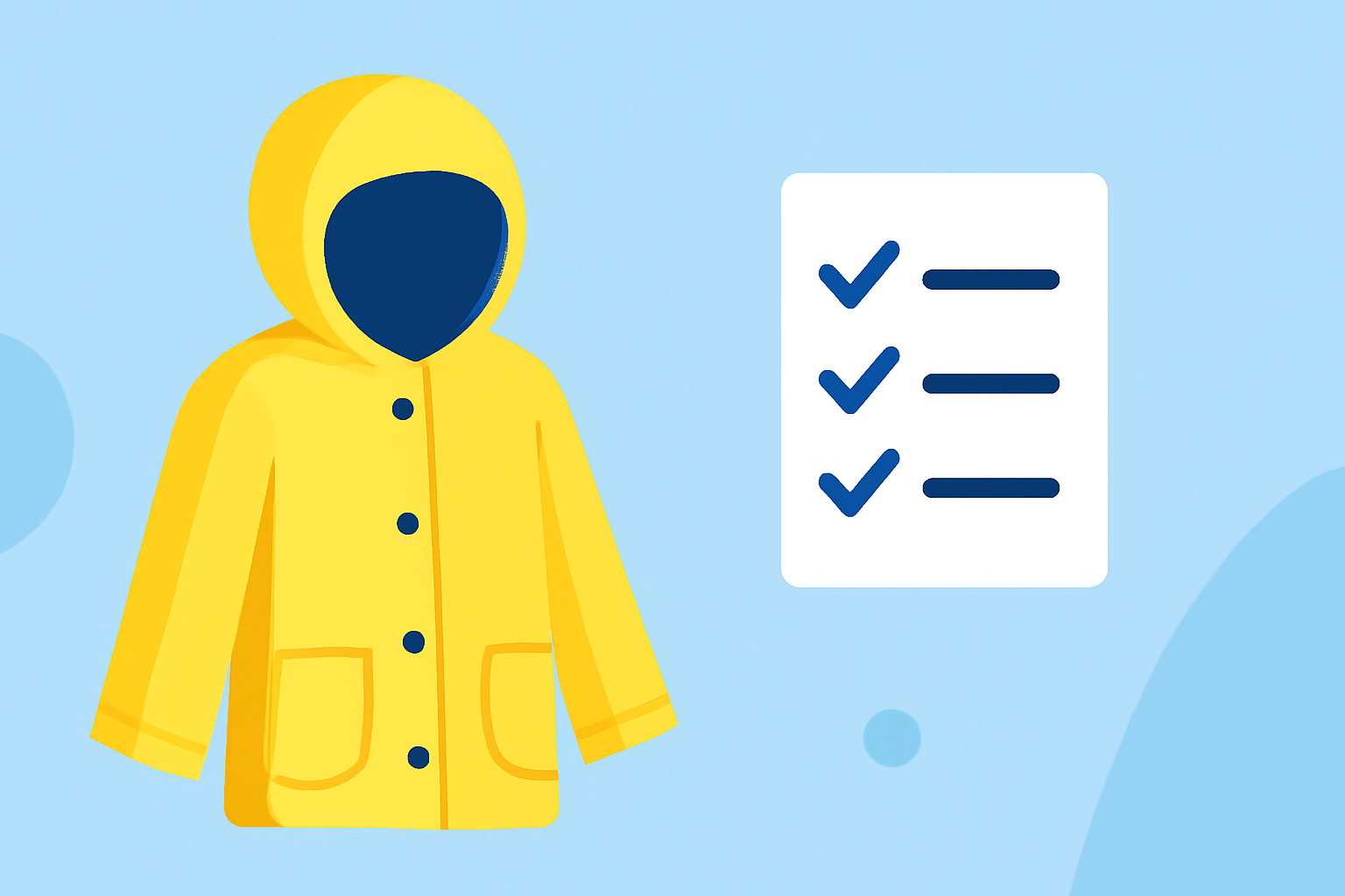 The Ultimate Raincoat Checklist for Beginners