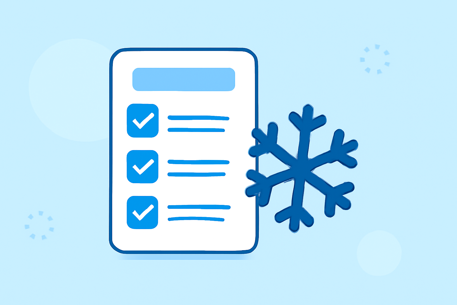 Ice and Runway Conditions Checklist for Families