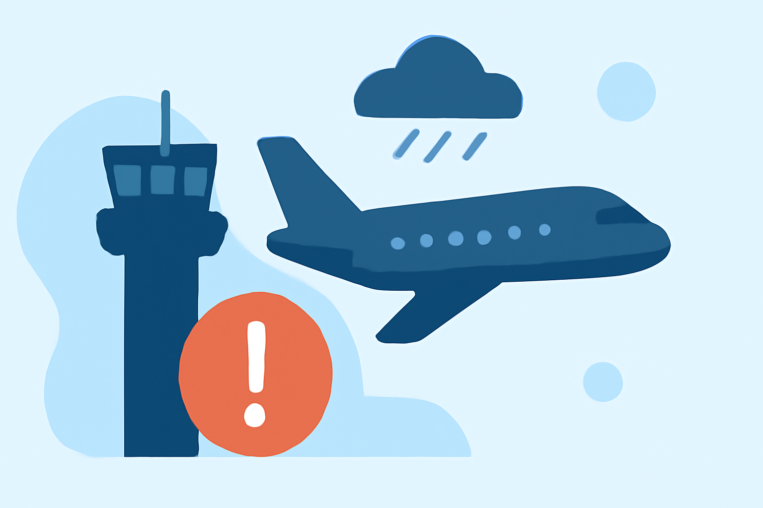 How to Manage Quick Ground Stops Due to Bad Weather for Connecting Flights