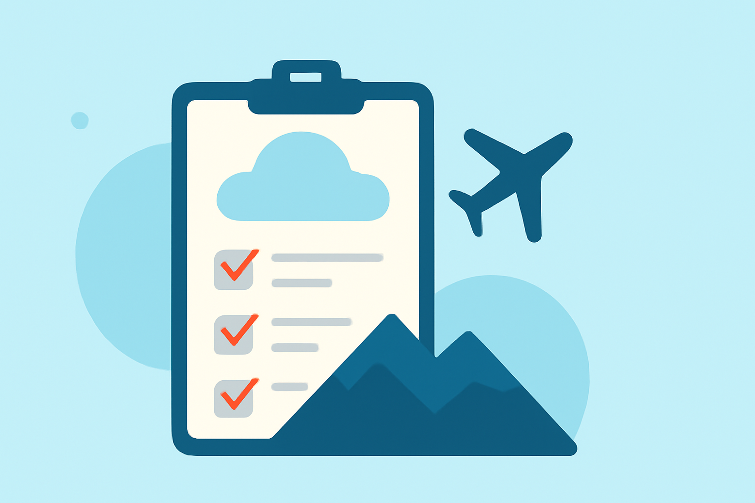 Essential Weather Checklist for Mountain Flights