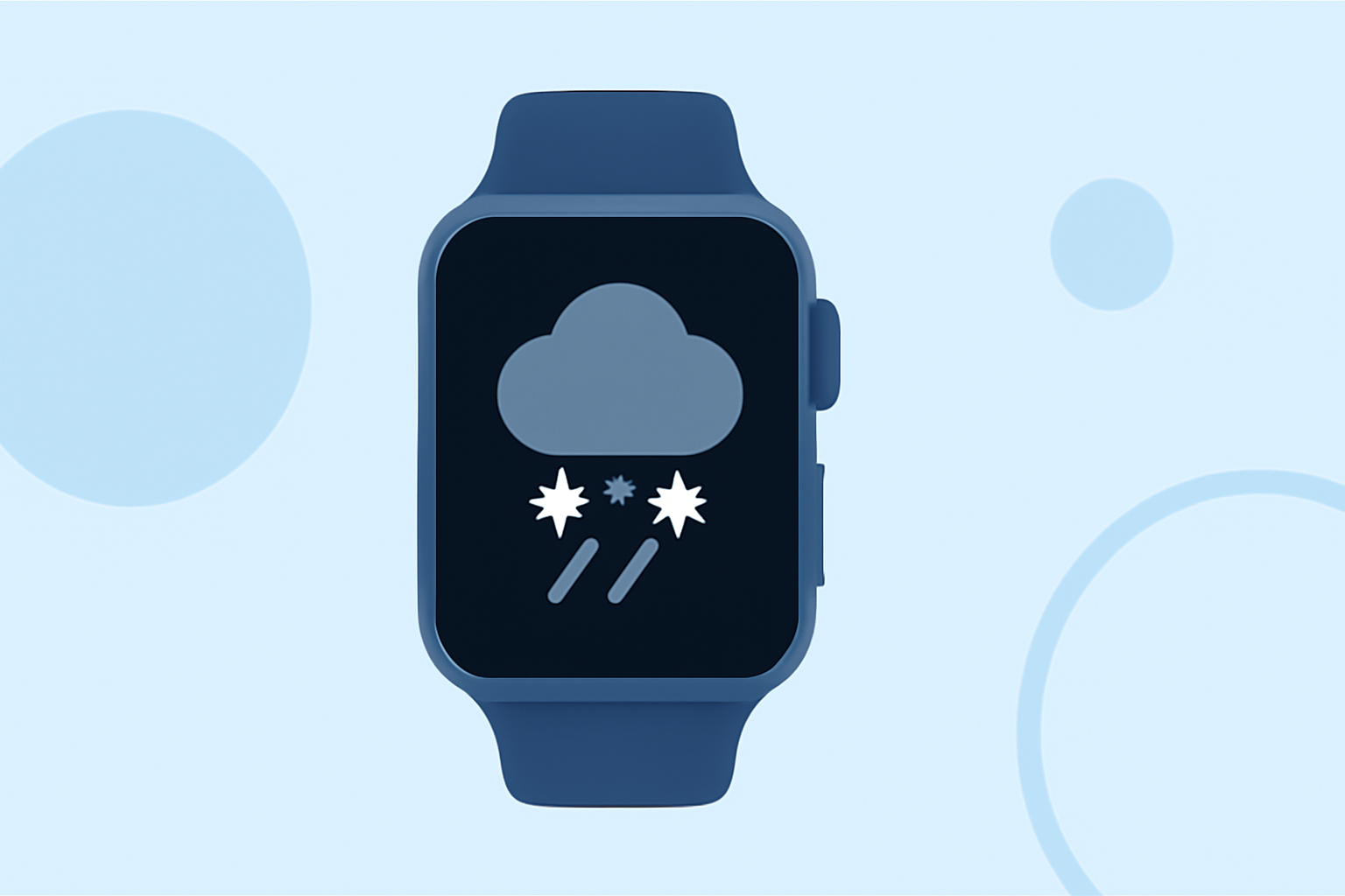 Understanding Sleet Forecasts on Apple Watch