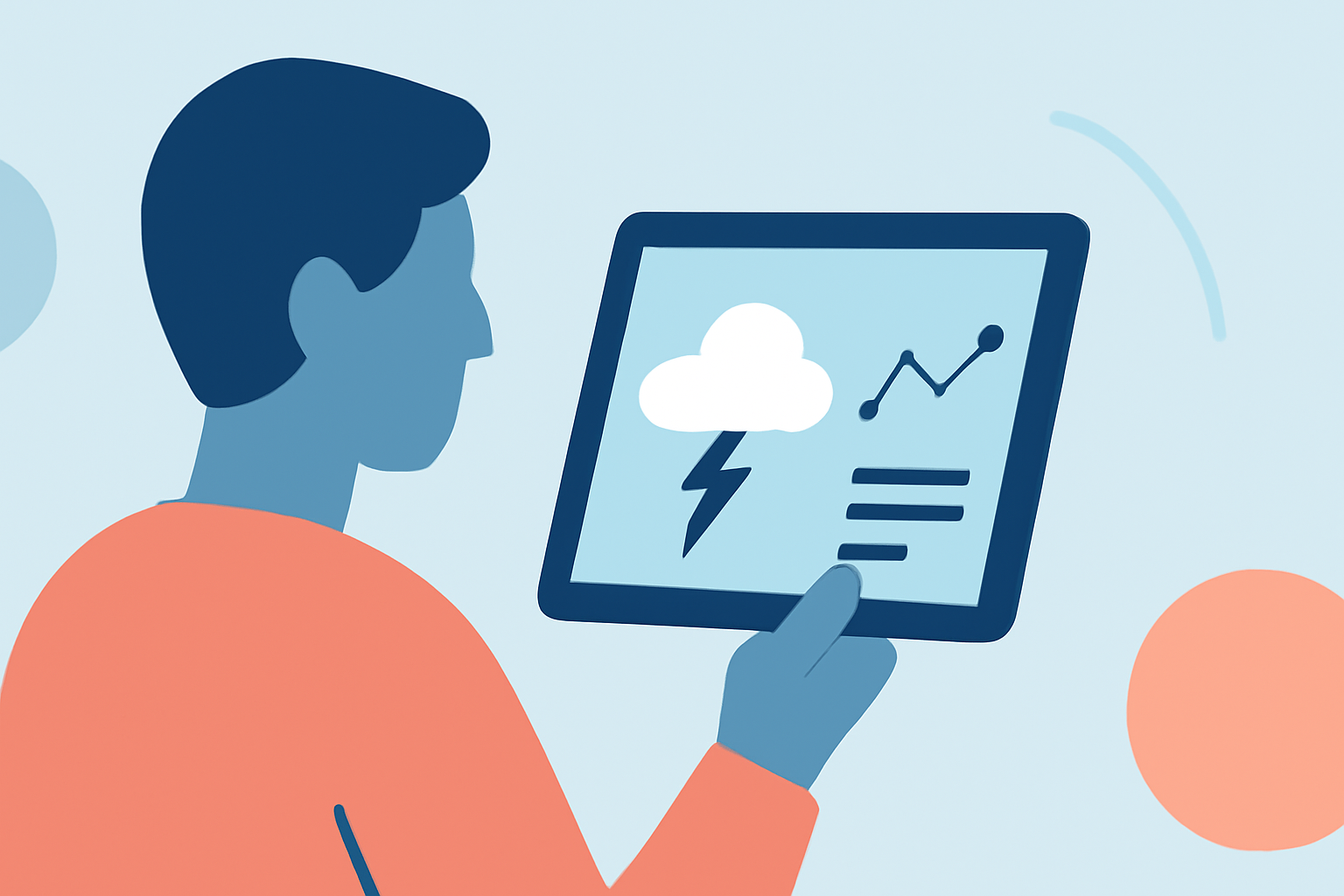 Managing Migraine Risks with Weather Insights on Tablets