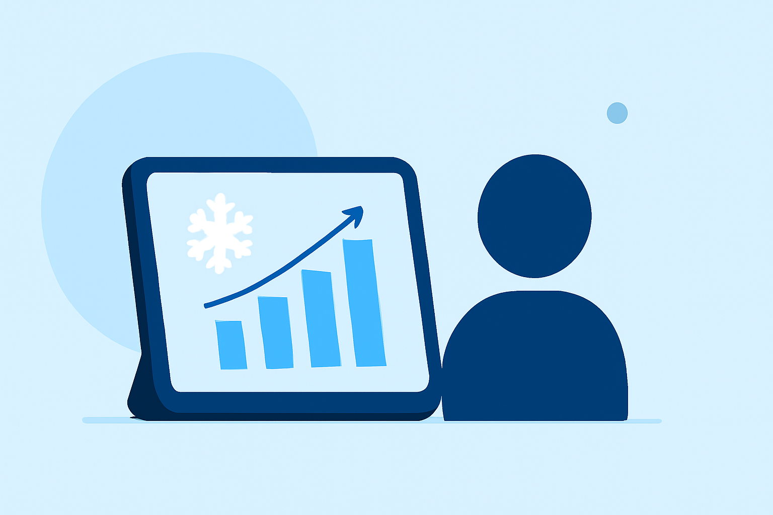 Visualizing Snowfall Record Streaks on Smart Displays