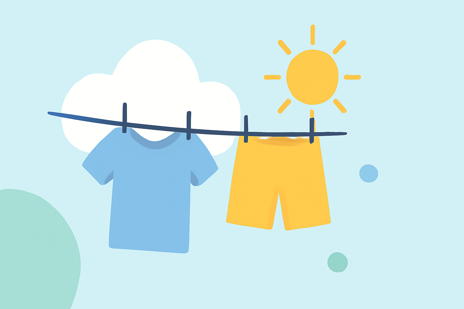 Optimal Weather Conditions for Outdoor Laundry Drying