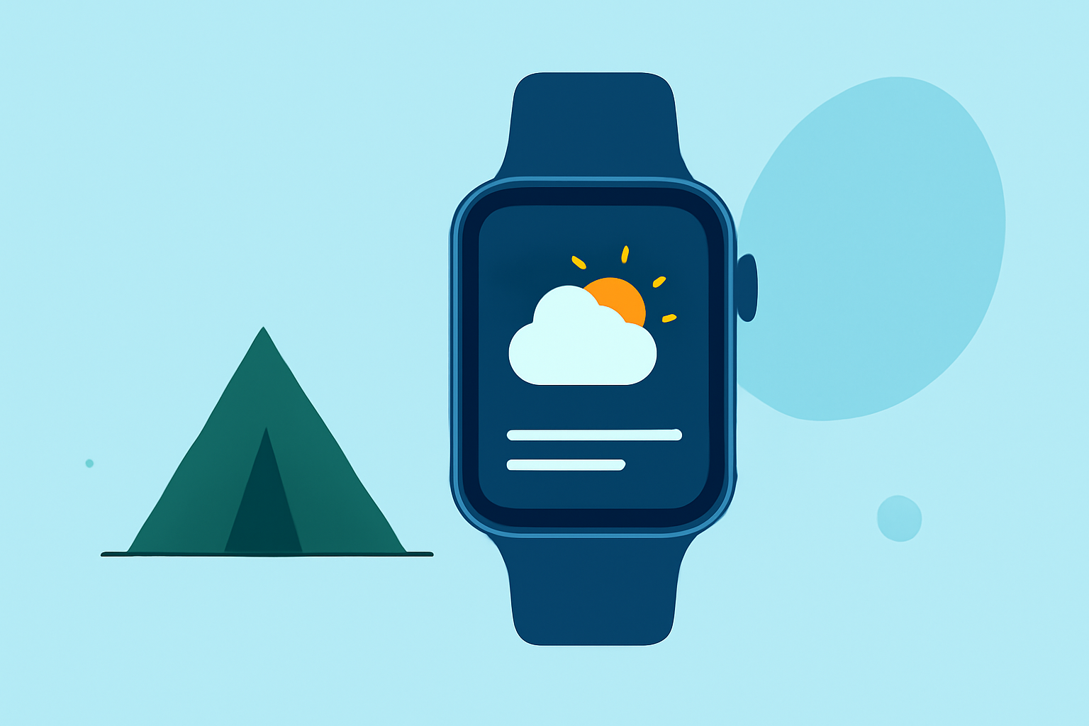 Weather for Outdoor Camping Guide on Apple Watch