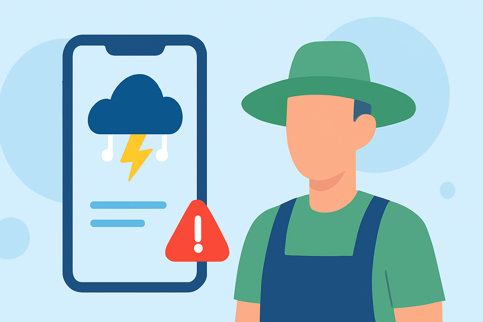 Easy Storm Approach Notifications for Gardeners