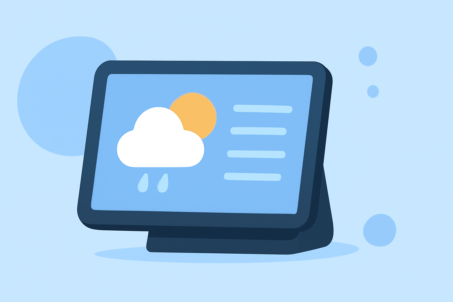 Enhancing Your Smart Display with Long-Term Weather Forecasts