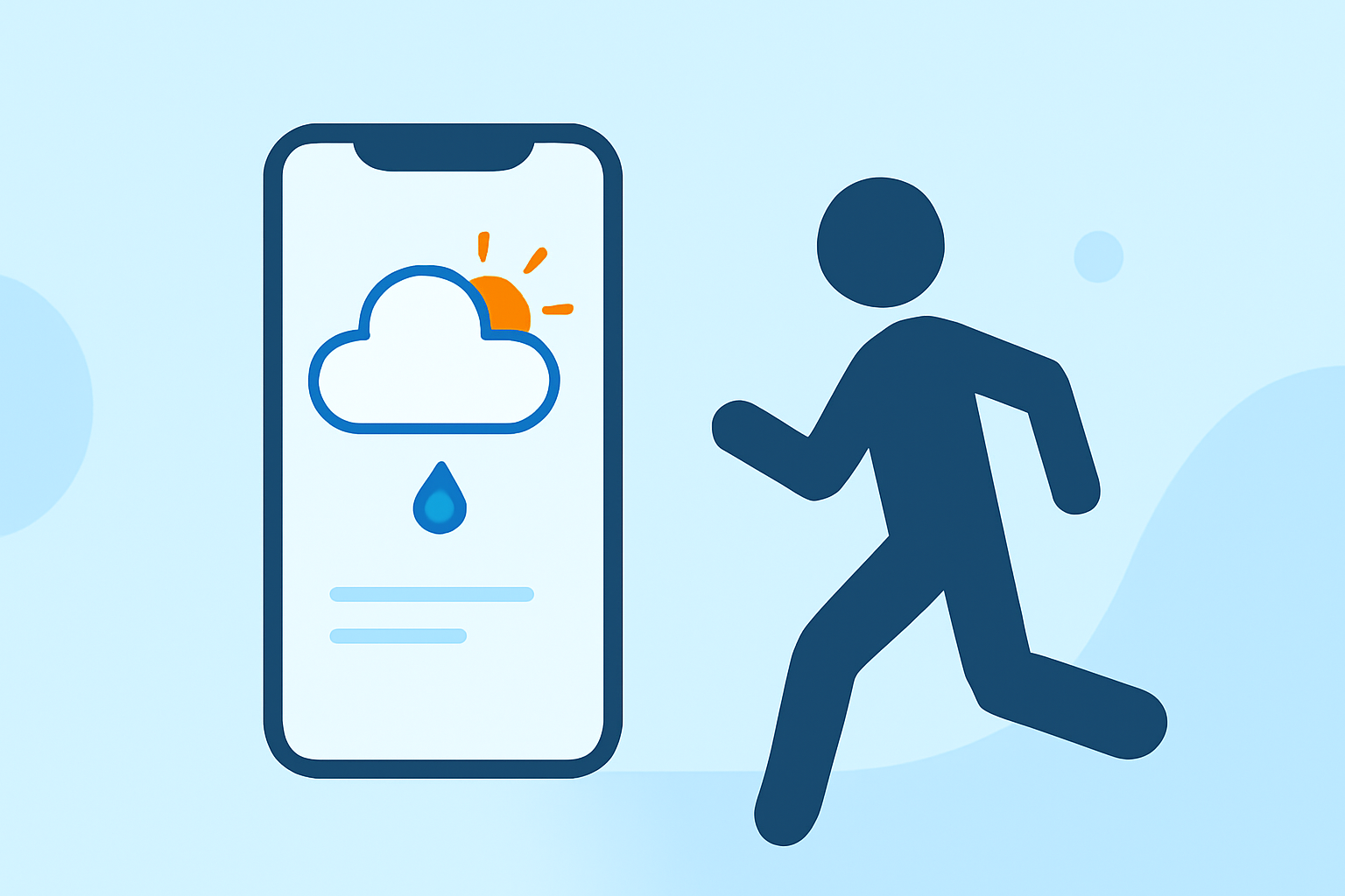 Essential Weather Information for Outdoor Runners on Android