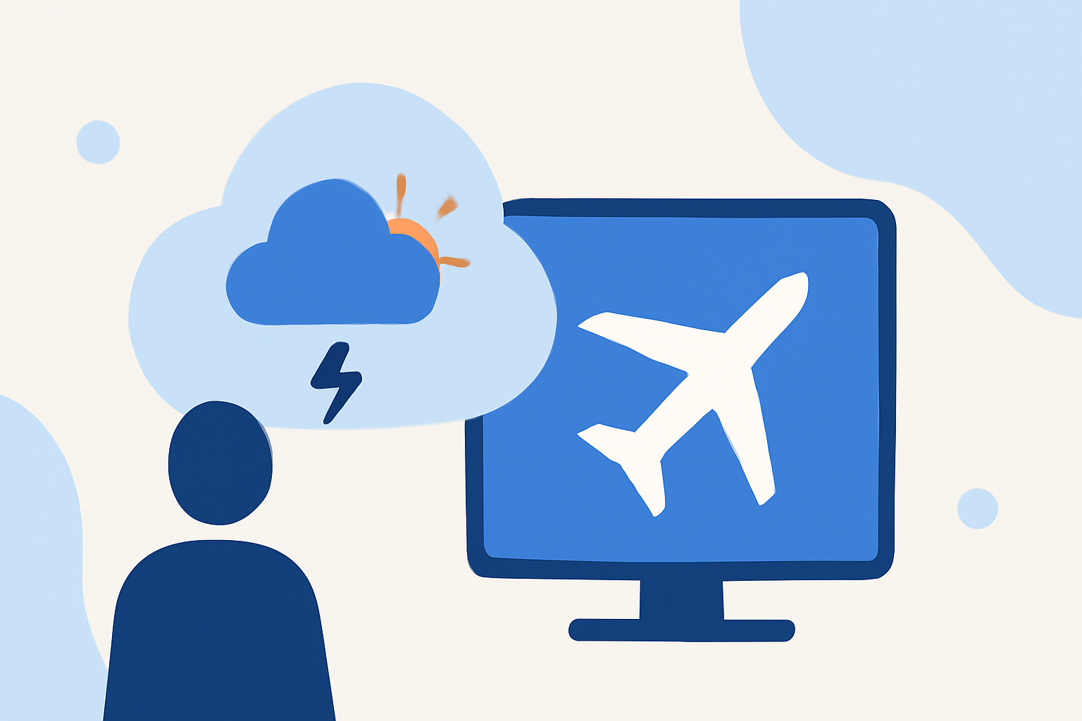 How to Monitor Weather Conditions for Delayed Flights in Real Time