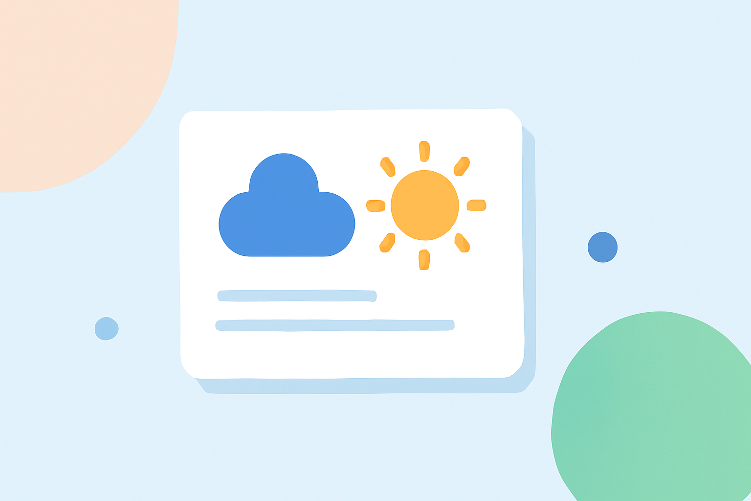 Best Practices for Selecting Weather Widget Data