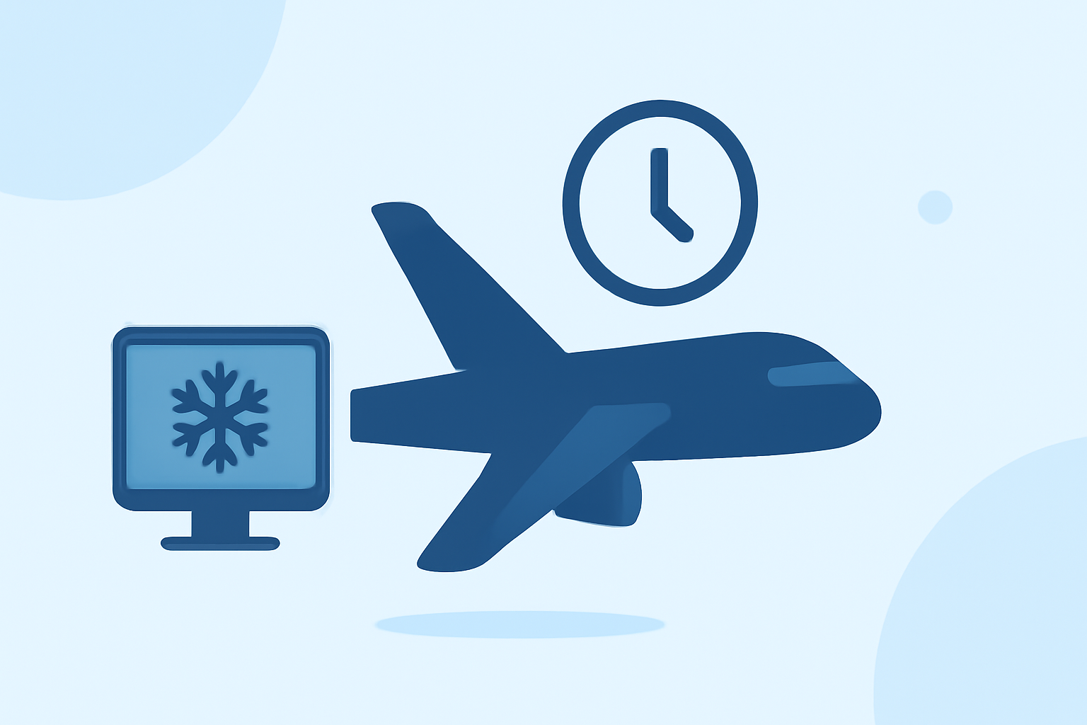 Understanding De-Icing and Departure Delays in Real Time