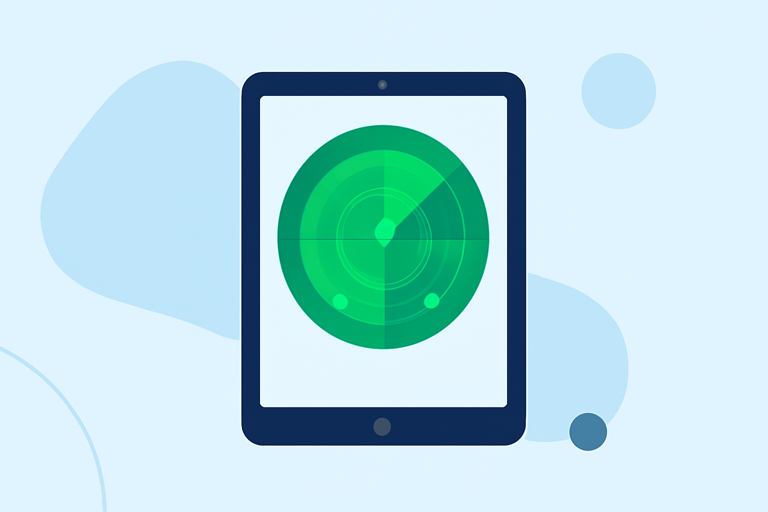 Mobile-Friendly Radar Basics on a Tablet