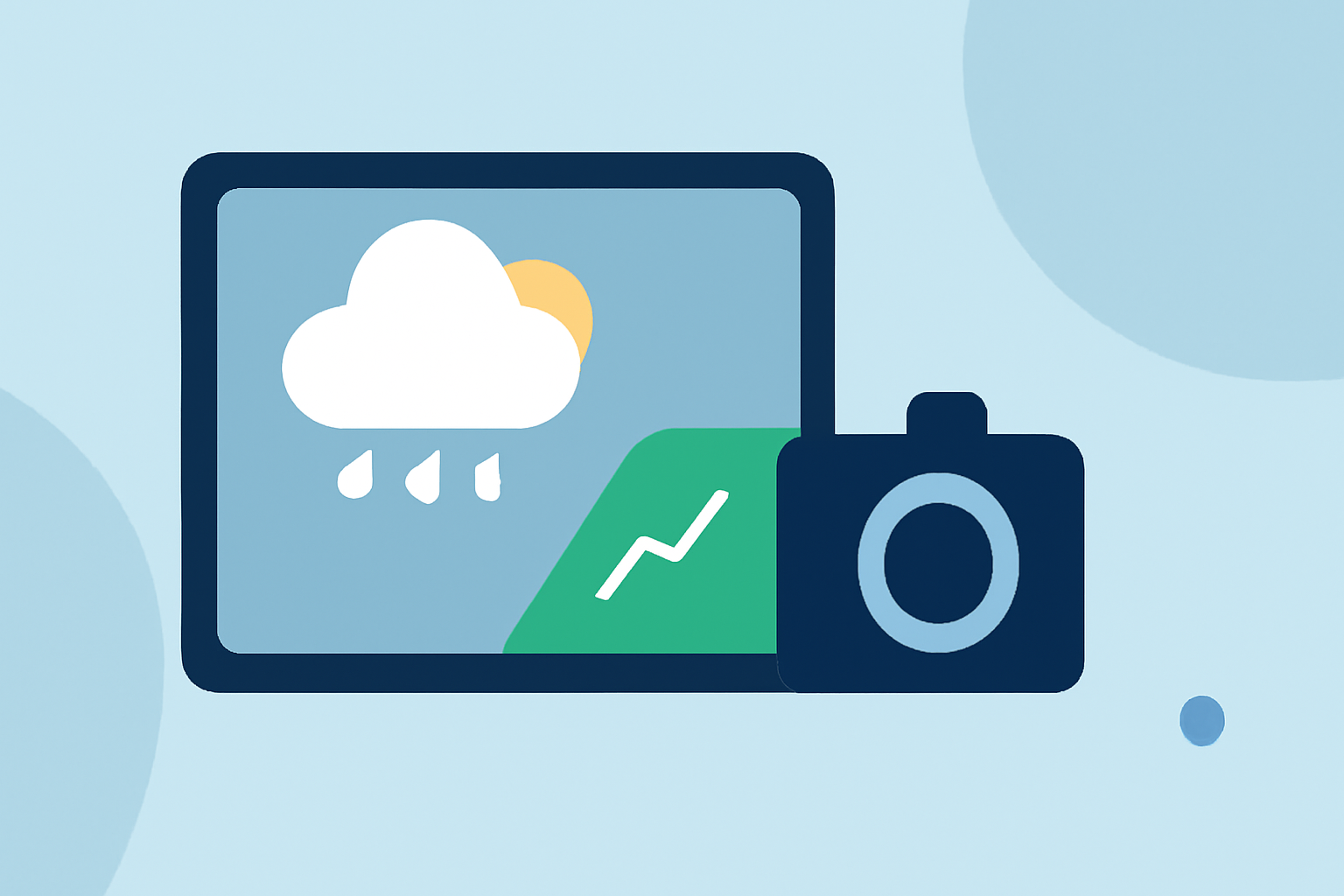 Pro Weather for Outdoor Filming on a Tablet