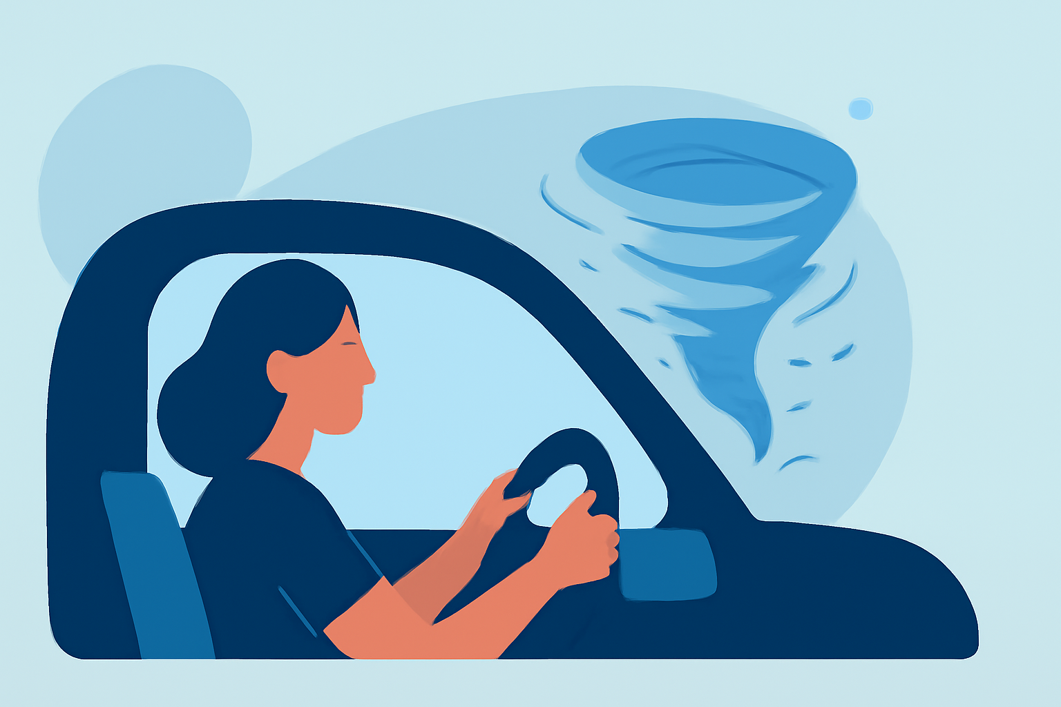 Tornado Safety for Beginners in the Car