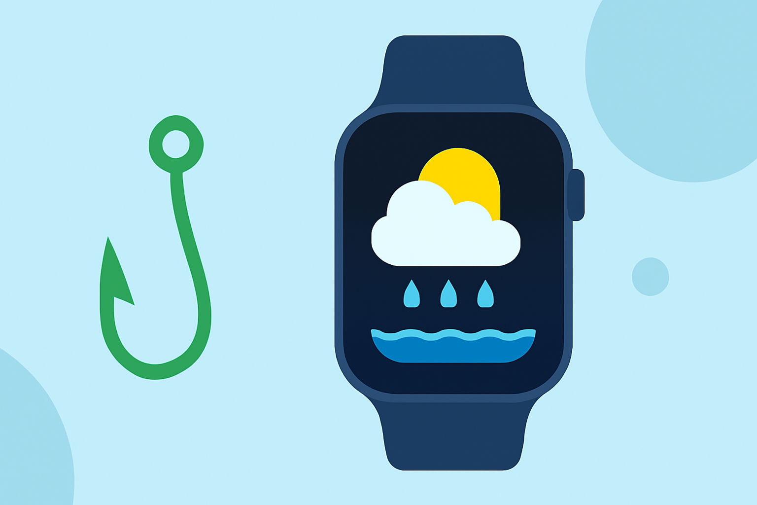 Fishing Trips Weather Cheat Sheet for Apple Watch