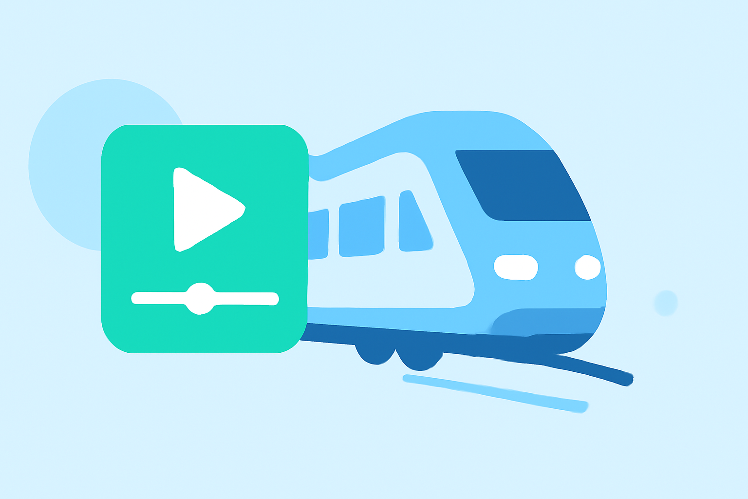 Easy Train Journey Timelapse Edits for TikTok