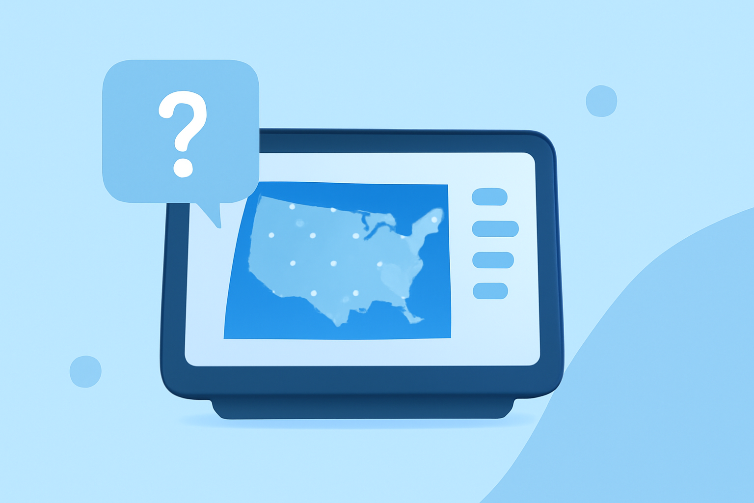 Common Snow Rate Maps Questions on a Smart Display