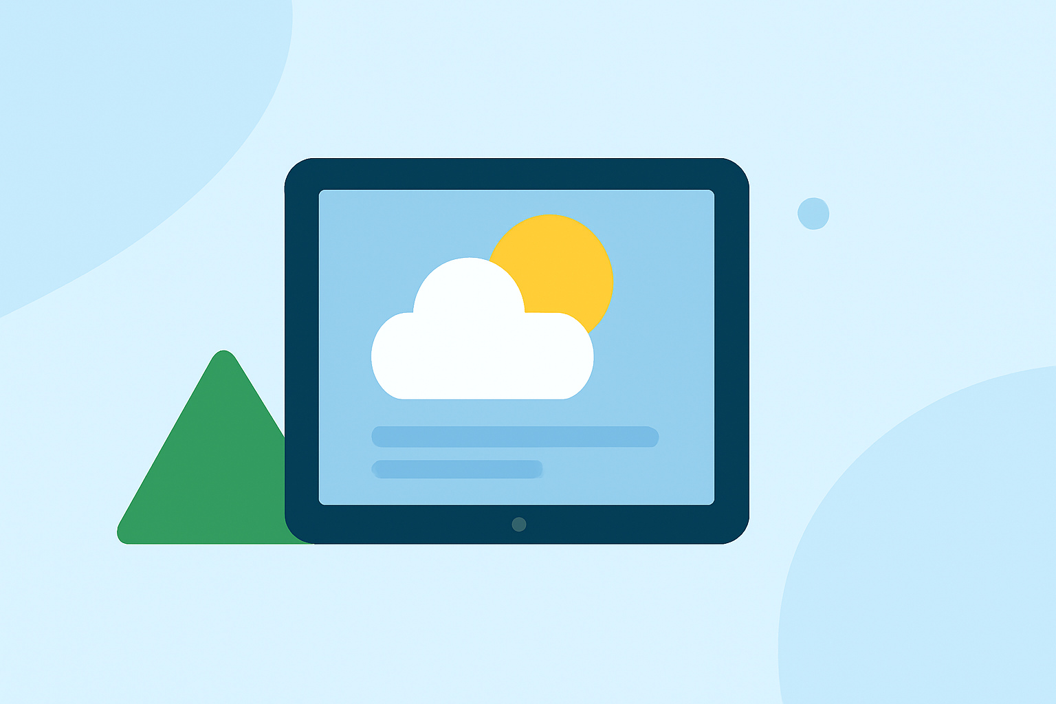 Easy Weather Apps for Hiking Trips on a Tablet
