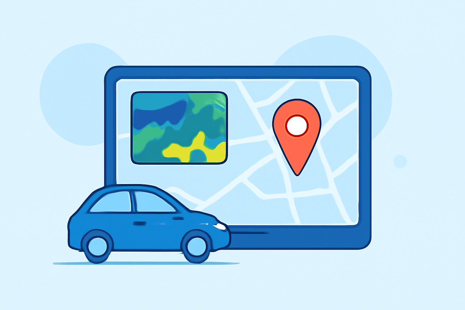 Integrating Rain Rate Maps into Car Navigation Systems