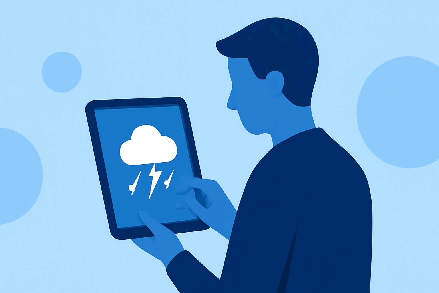 Navigating Thunderstorms Near Airports: How to Use Your iPad Effectively