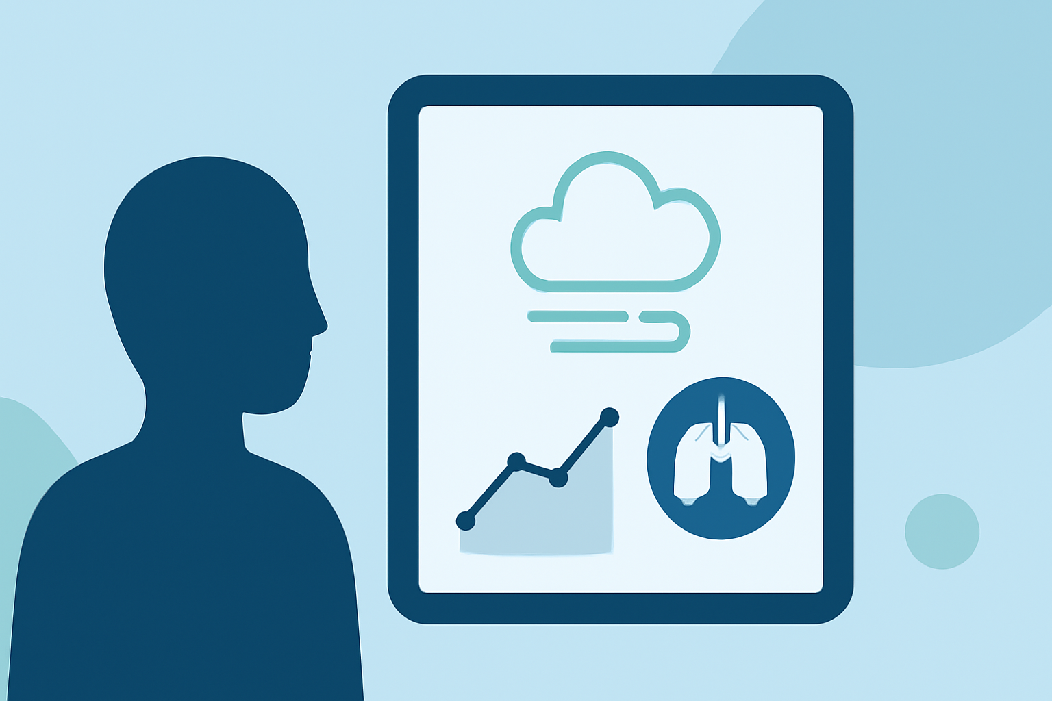Enhancing Respiratory Health with Clime's Weather Insights on iPad