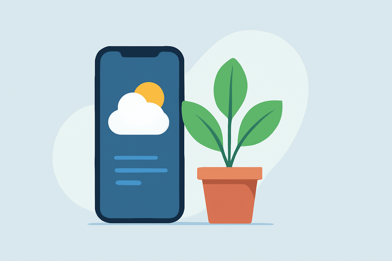 Optimizing Indoor Plant Care with iPhone Weather Apps