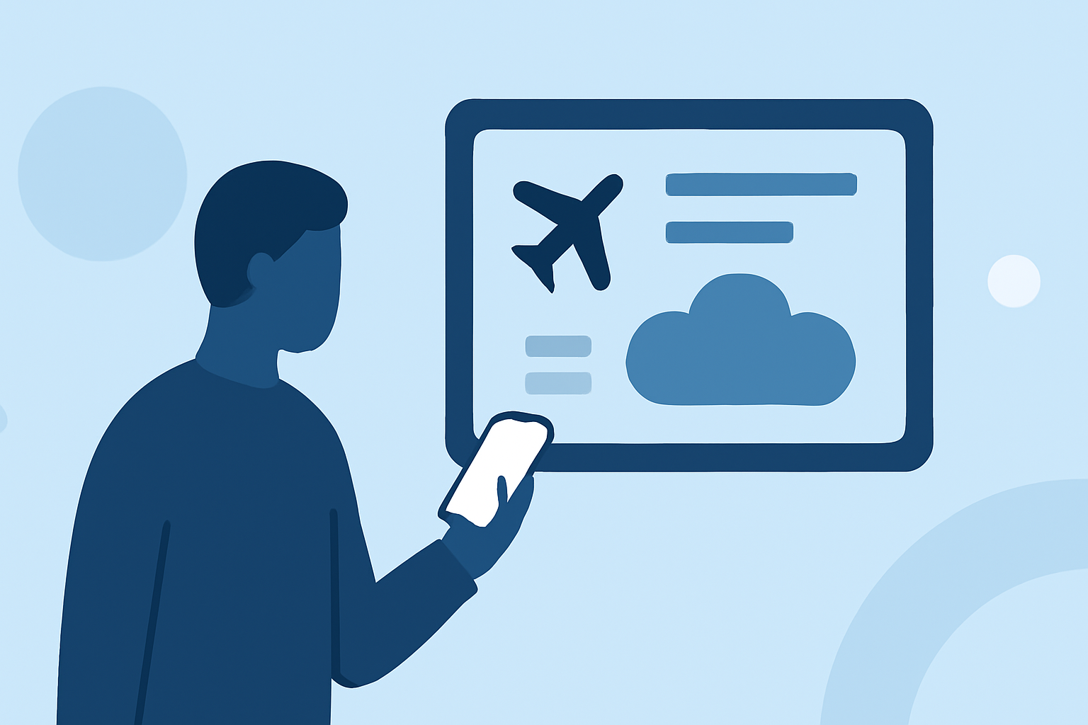 Managing Airport Delays Due to Fog While on the Go