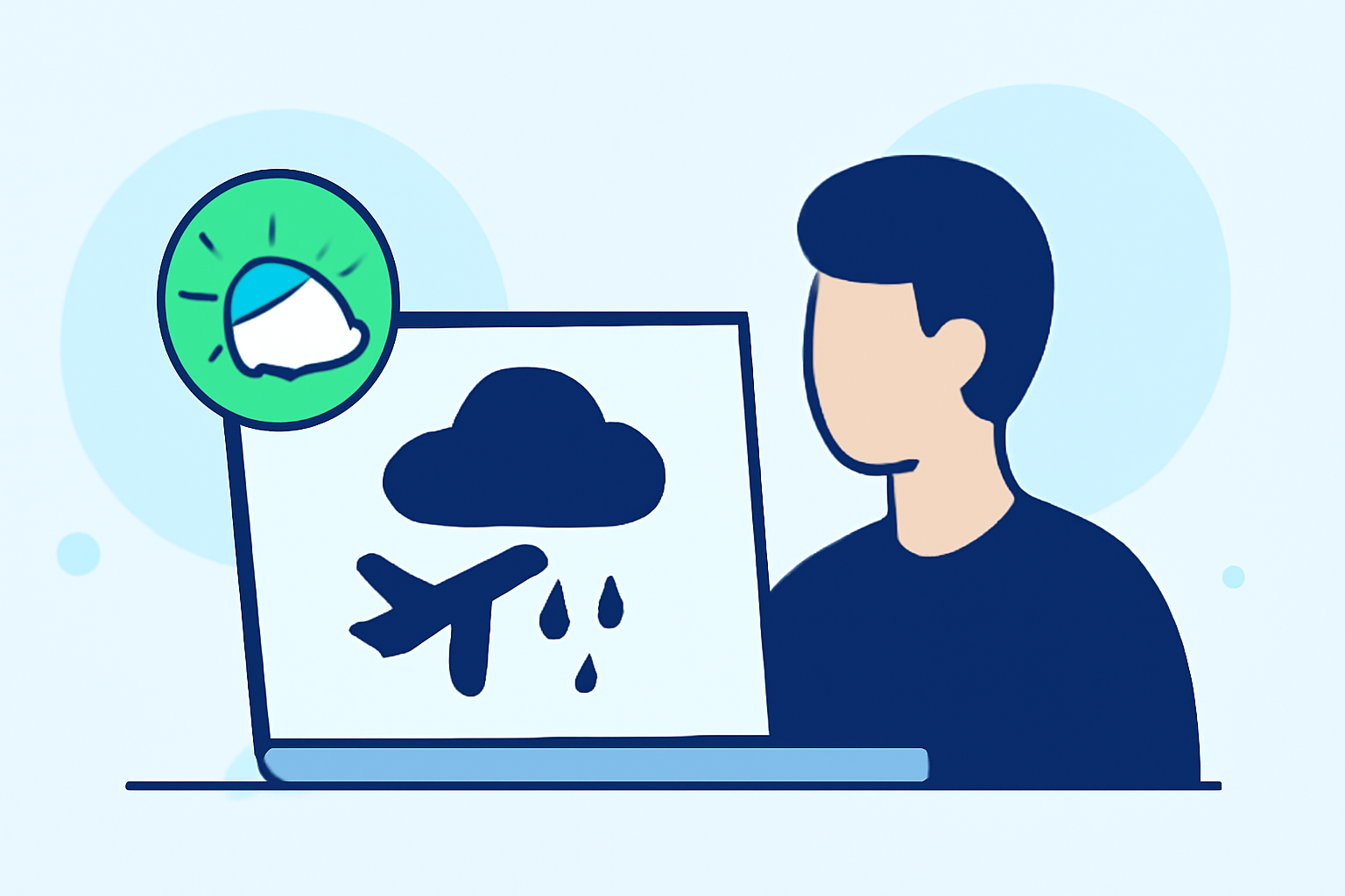 Predicting Flight Delays from Weather Forecasts: A Beginner's Guide for Travelers