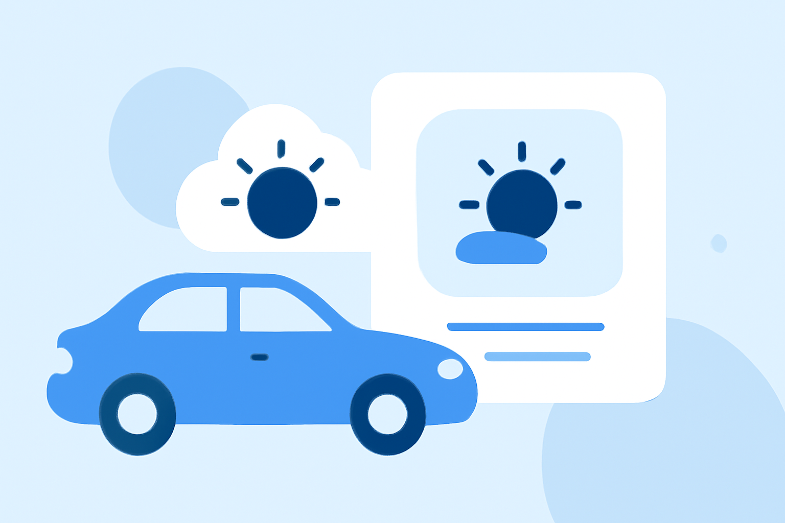 Integrating Quick Weather Access for Car Rentals