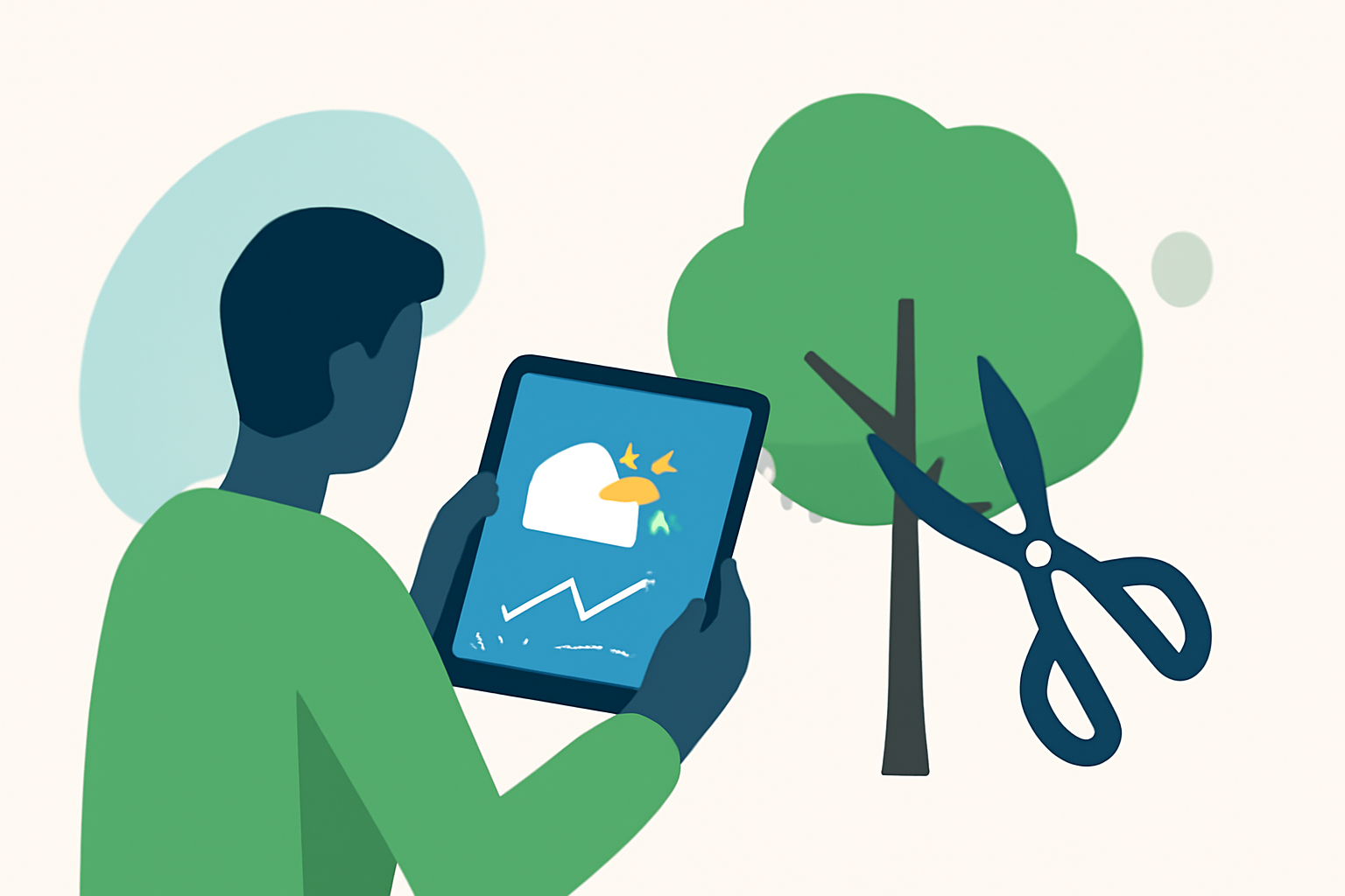 Optimizing Tree Trimming with Accurate Weather Forecasts on Your iPad