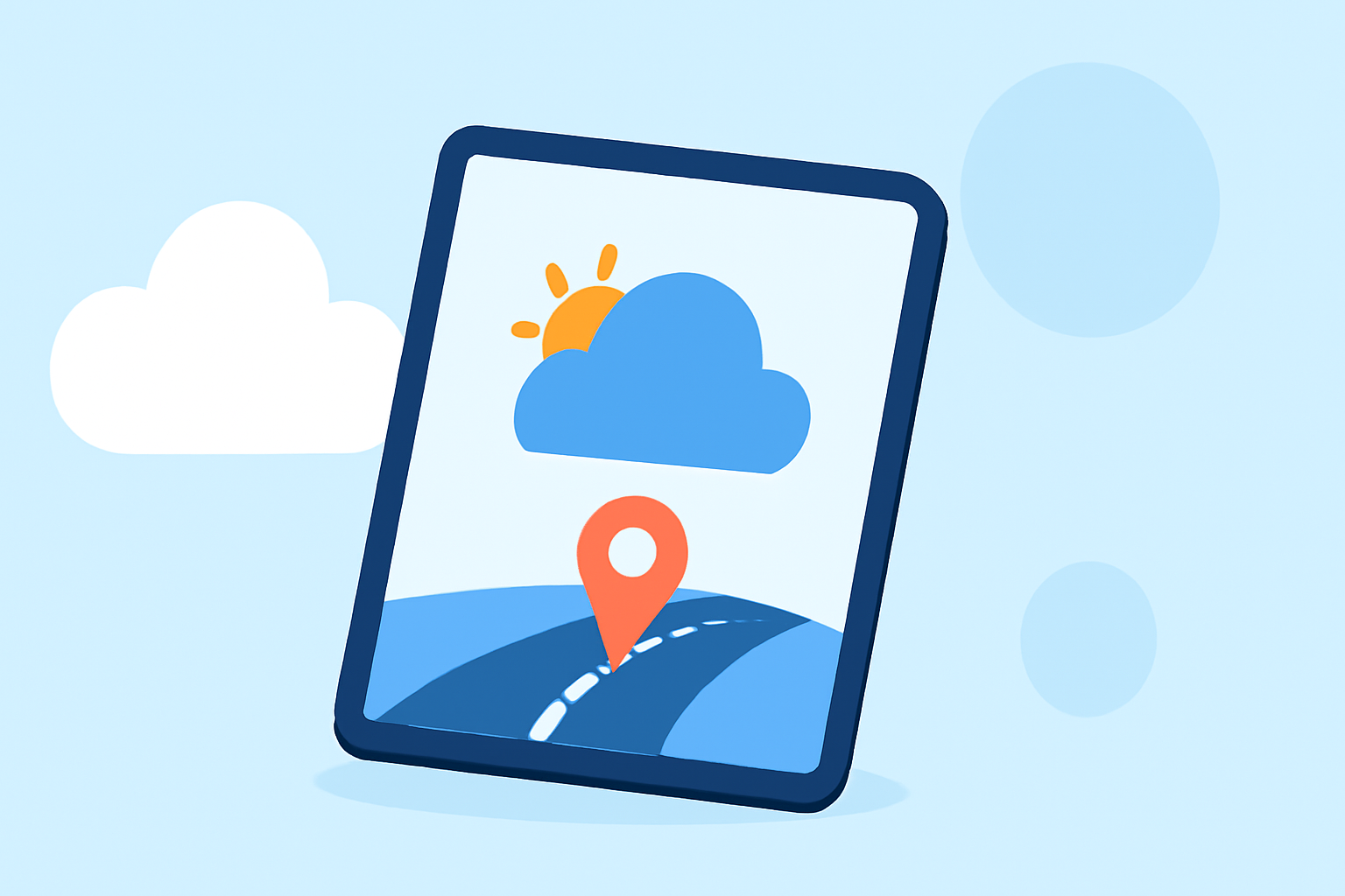 Weather for Road Trips on iPad: A Seamless Workflow